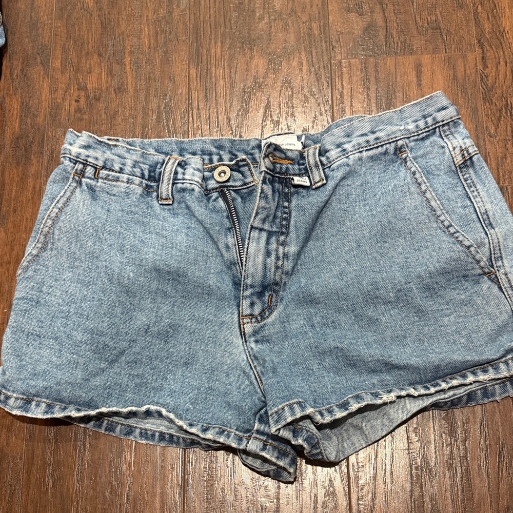 Calvin Klein Women's Denim Jean Shorts - Light Blue